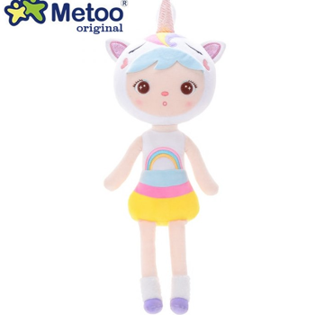 Плюшена кукла Metoo - Еднорог, 45 см