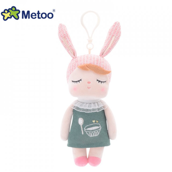 Плюшена кукла Metoo с карабинер - Готвачка, 18 см