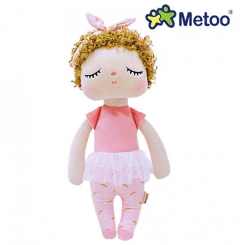 Плюшена кукла Metoo - Розова дъга, 35 см