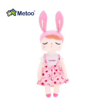 Плюшена кукла Metoo с рокличка - Мангис, 43 см