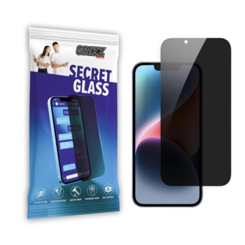 Дискретно закалено стъкло GrizzGlass Secret Glass за iPhone 14