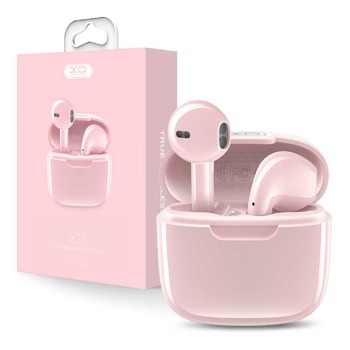 Безжични слушалки XO X23 TWS - Розови