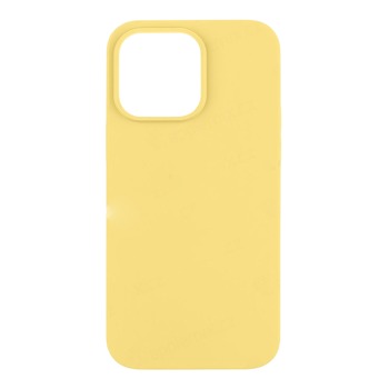 Цветен силиконов кейс за iPhone 15 - Жълт