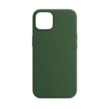 Цветен силиконов кейс за iPhone 15 - Зелен