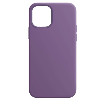 Цветен силиконов кейс за iPhone 14 - Лилав