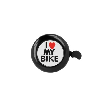 Звънец за велосипед I Love My Bike - Черен