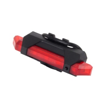Задна USB LED лампа Esperanza за велосипед - Червена