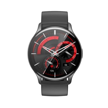 Луксозен смарт часовник Hoco Y15 AMOLED - Черен