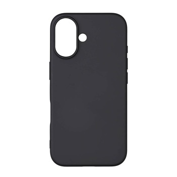 Черен силиконов кейс за iPhone 16