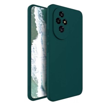 Заден силиконов кейс Matt за Honor 200 Pro 5G - Зелен