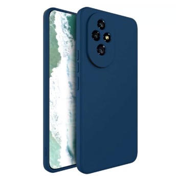 Заден силиконов кейс Matt за Honor 200 Lite - Син
