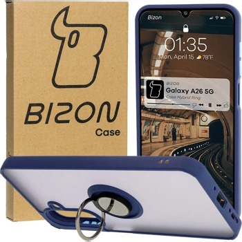 bizon-case-hybrid-ring-samsung-galaxy-a26-5g-smoky-with-a-navy-blue-frame.jpg