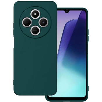 Заден силиконов кейс Matt за Poco C75 - Зелен