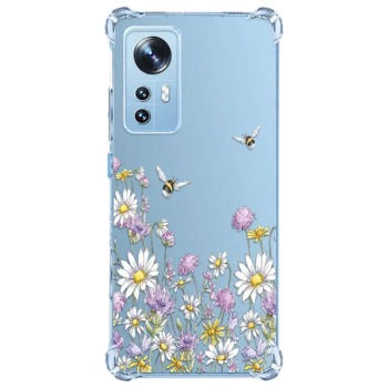 Силиконов кейс за Poco C75 - Пролетна поляна с пчели