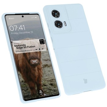 Кейс Bizon Case Tur за Motorola Edge 50 Fusion - Светлосин